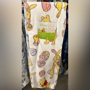 NEW RELEASE 2026 Winnie the Pooh Easter plush blanket throw
